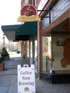 Highland Coffee House 113 Main Street, Lenoir, NC