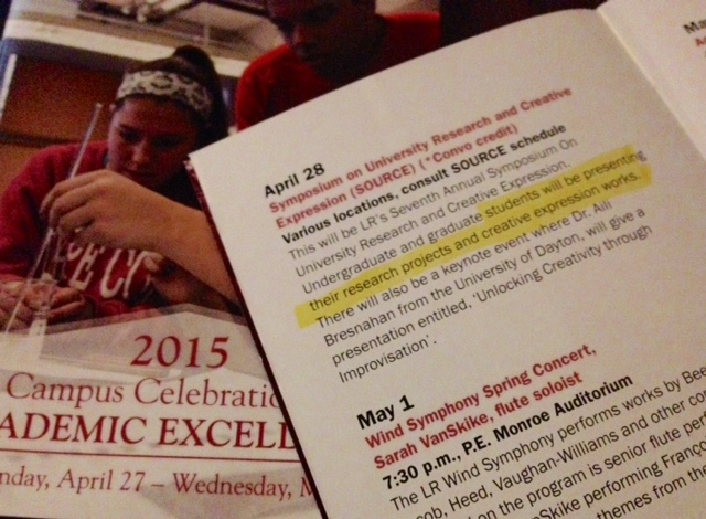 Booklet for the 2015 Campus Celebration of Academic Excellence