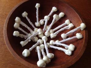 The bone candy before I bagged it