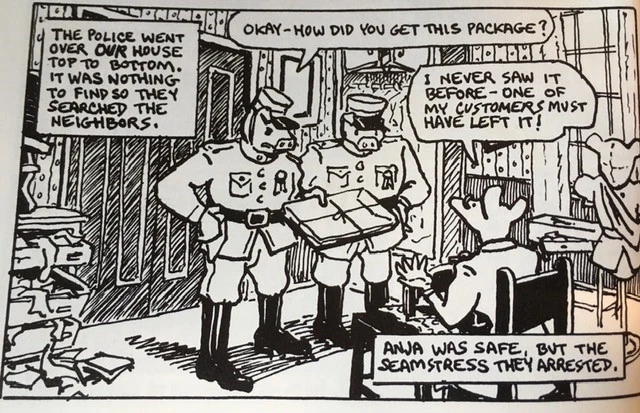 Panel from page 28 of Maus.